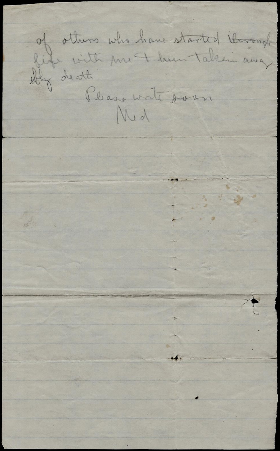 1864: William Edward Perkins to his Sister | Spared & Shared 23