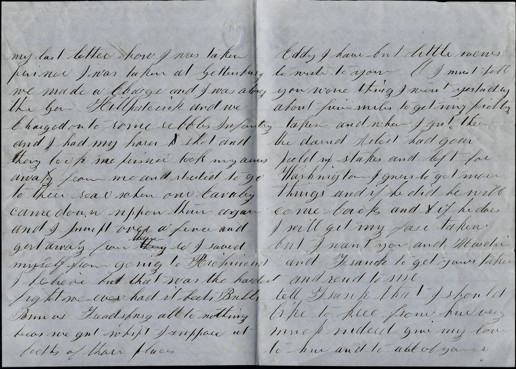 1863: George M. Warner to his Cousin | Spared & Shared 23