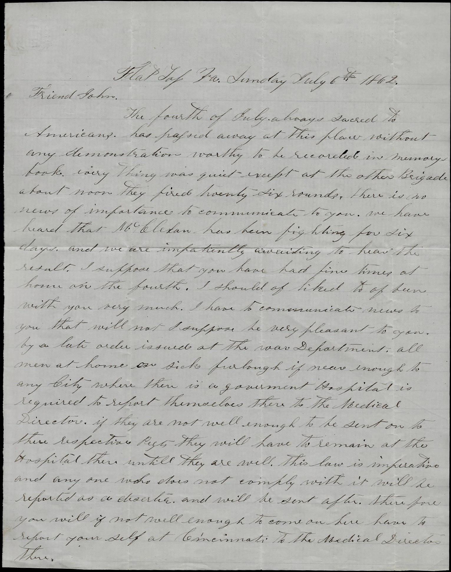 1862: Thomas A. Sanders to John McNair | Spared & Shared 23