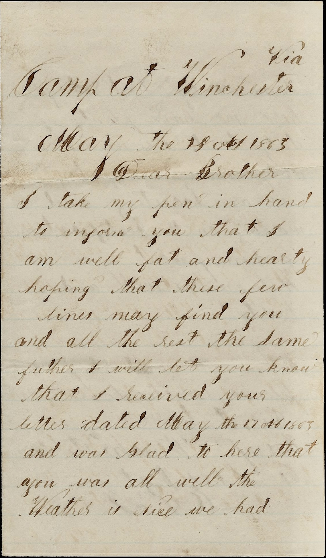 1863: John Henry to Isaac N. Henry | Spared & Shared 23