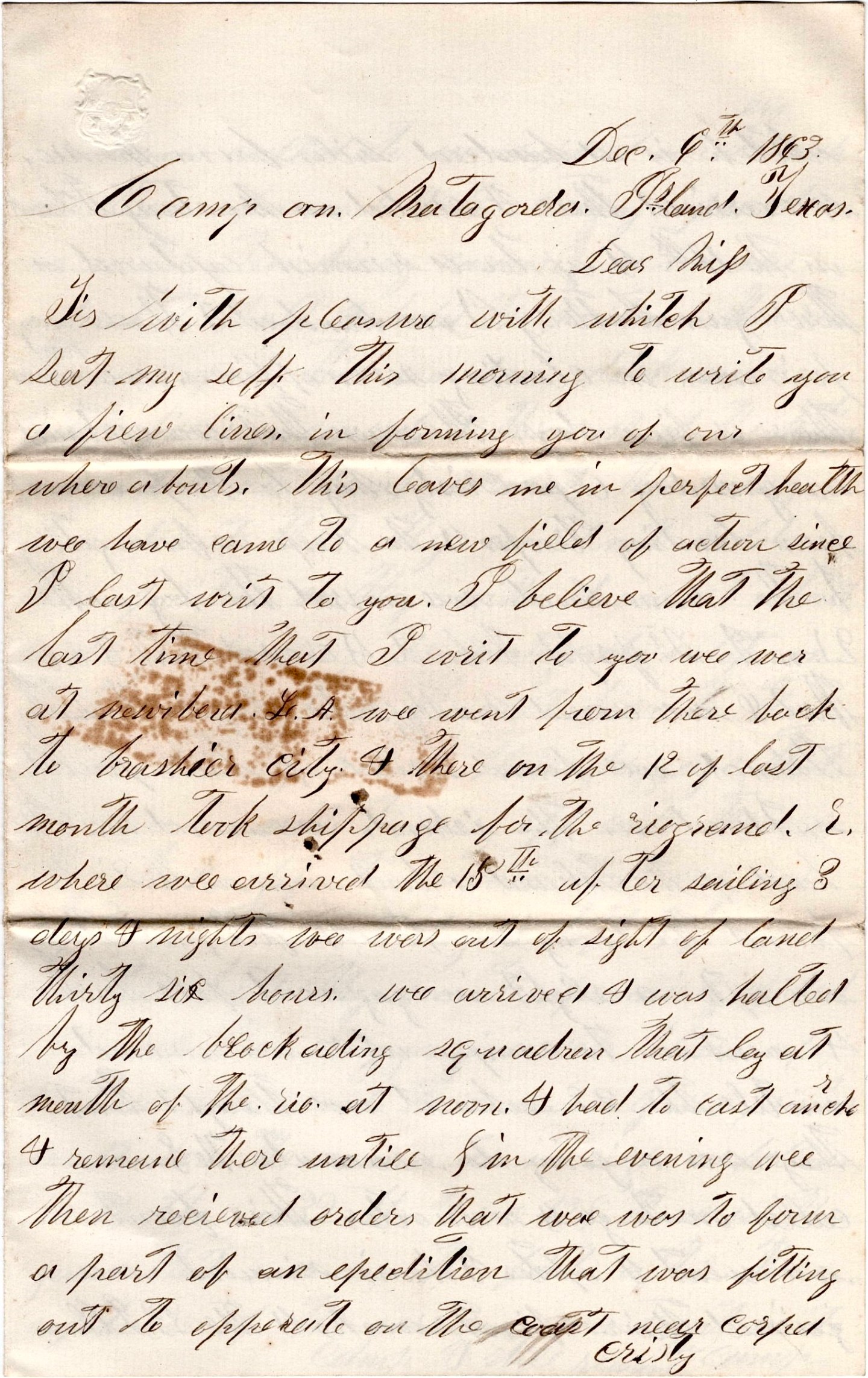 1863: Dan Crist Kitchel to Lucy Sullivan | Spared & Shared 23